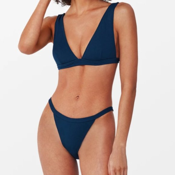 Cupshe Other - Cupshe Blue Bikini Bathing Suit Set